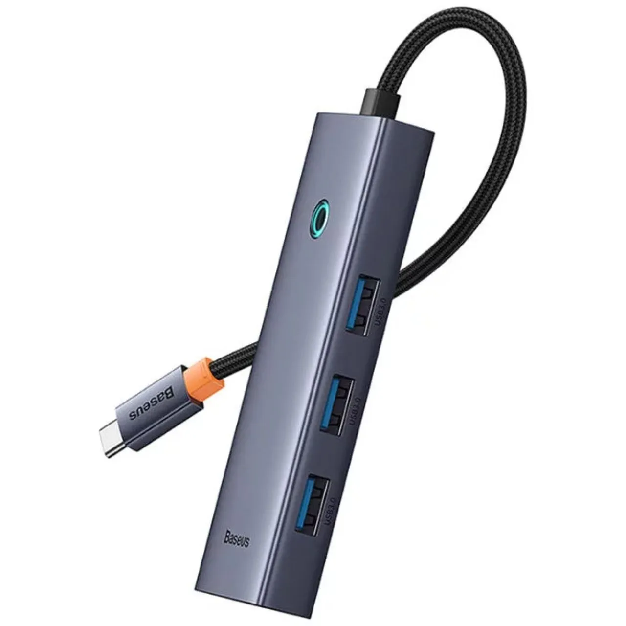 Baseus Multihub 5 en 1 UltraJoy Type-C vers 1 x HDMI 4K30Hz et 4 x USB 3.0 Gris