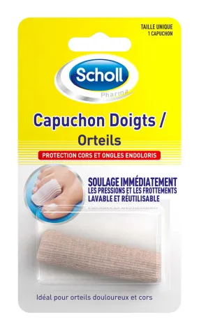 Capuchon doigts / orteils gelactiv, 1 unité | Scholl  - Parapharmacie Boticinal