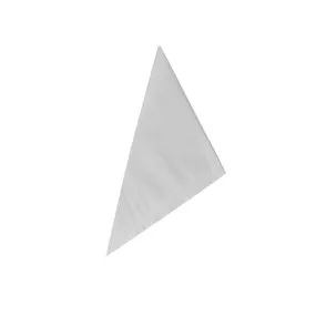 Cornet en cellulose 17 cm x 17 cm x 24 cm blanc volume 100 g par 1000