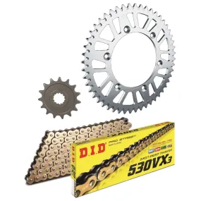 Kit chaine 530 acier DID standard - HONDA 900 CB F Bol D'Or 1979-1982