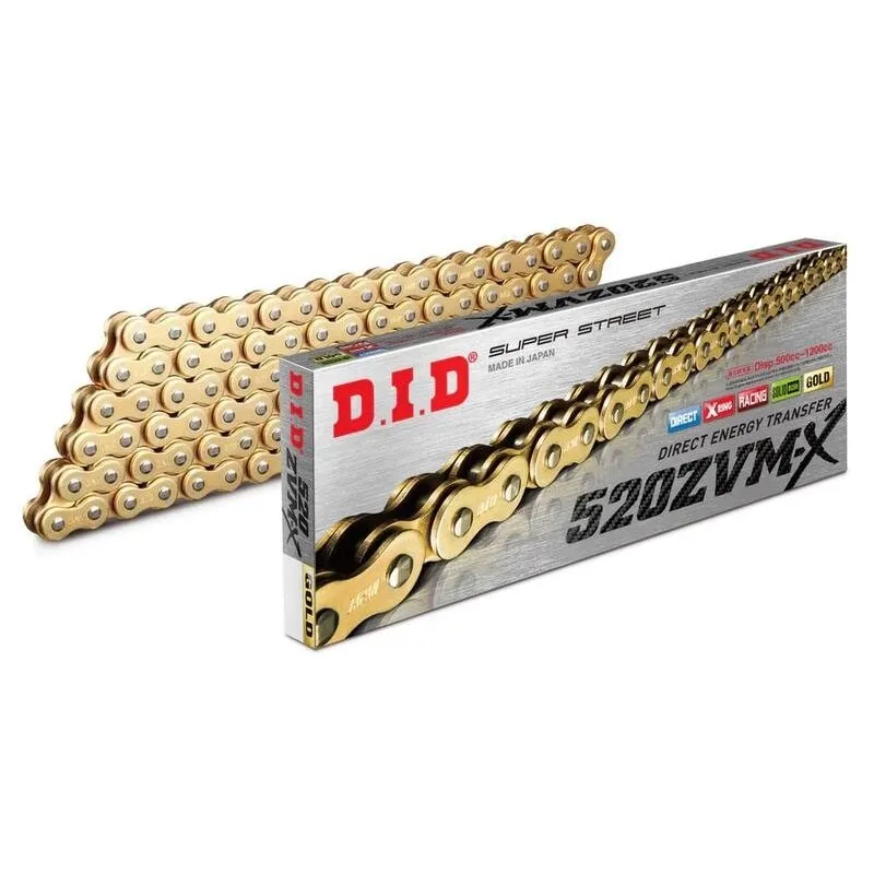 Kit chaîne DID/PBR 520ZVM-X 15/48 super-renforcé - couronne standard - piecemotoquad