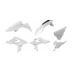 Kit Plastiques Complet Moto MX Polisport Blanc Beta RR 250à498 12-23